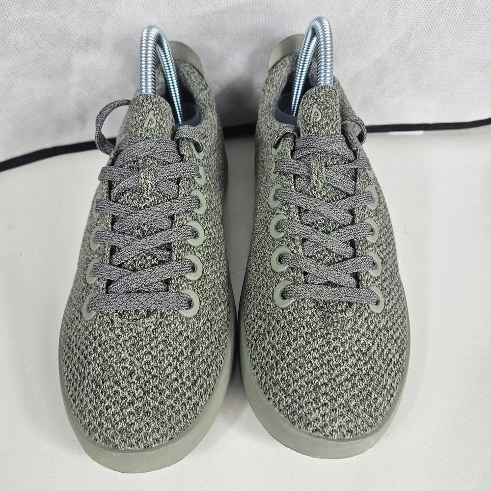 Allbirds Tree Pipers Heathered‎ Olive Green Low Top Sneakers Womens Size 7 Eco
